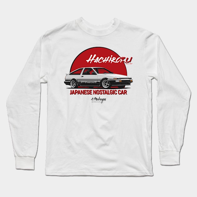 Trueno AE86 Long Sleeve T-Shirt by Markaryan